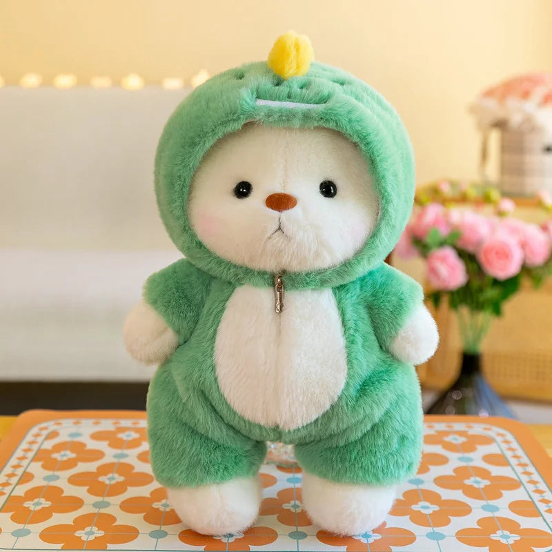 Adorable Suit-Wearing Plush Bear