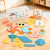 Colorful Wooden Tangram Jigsaw Puzzle Set for Kids