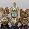 Metal Polyhedral Dice Set for Tabletop RPGs