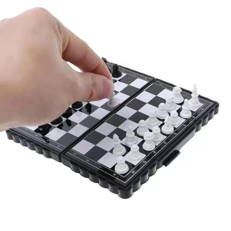 Magnetic Folding Chess Set for Kids – Portable Travel Board Game
