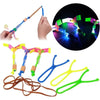 Glow-in-the-Dark Flying Arrow Helicopter Toy with LED Lights