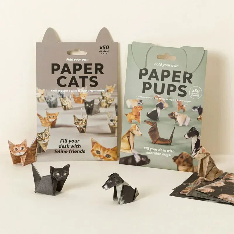 Origami Animal Paper Craft Set – 50 Sheets