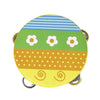 Wooden Handheld Tambourine for Kids with Colorful Cartoon Design