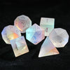 Premium 7-Piece Frosted Gemstone Polyhedral Dice Set for Tabletop RPGs