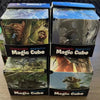 A set of magnetic magic cubes featuring various animal figures and scenes.