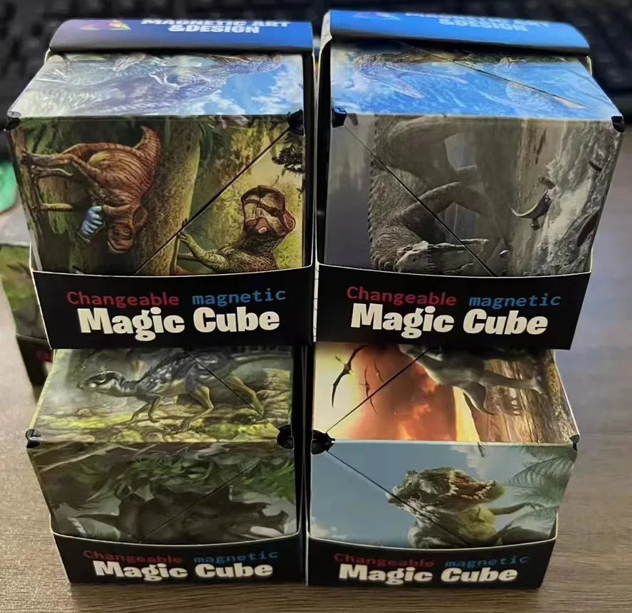 3D Magnetic Fidget Cube – Stress Relief Puzzle Toy