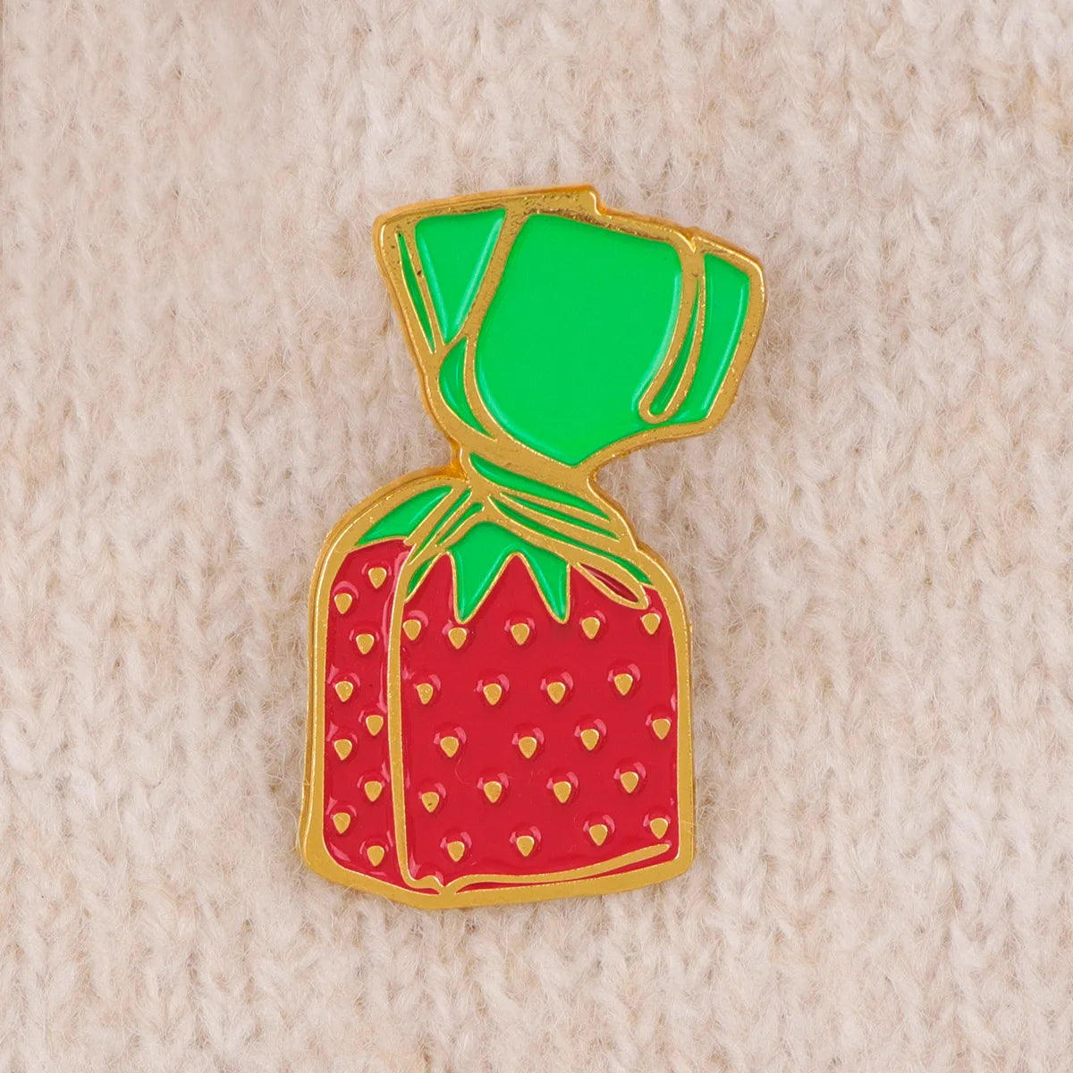 Strawberry Enamel Pin Brooch for Bags and Jackets