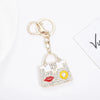 Crystal Rhinestone Handbag Keychain