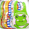 Waterproof Baby Bibs (3-Pack) – Cartoon Animal Feeding Aprons for Toddlers
