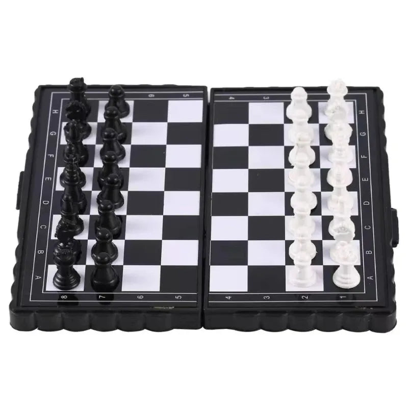 Magnetic Folding Chess Set for Kids – Portable Travel Board Game