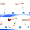 Diagrammes montrant les modes yoyo réactifs et non réactifs avec mouvements de la main et progression de l'action yoyo