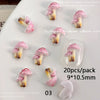 Fruit & Floral Resin Nail Art Decorations