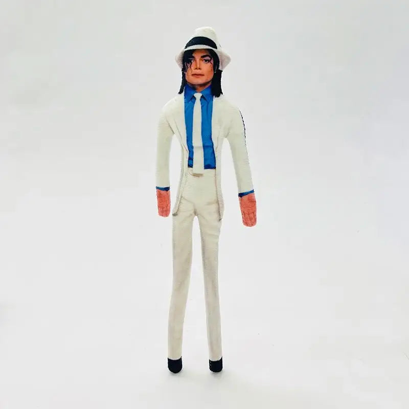Michael Jackson Bendable Plush Doll – Poseable Collectible Figure