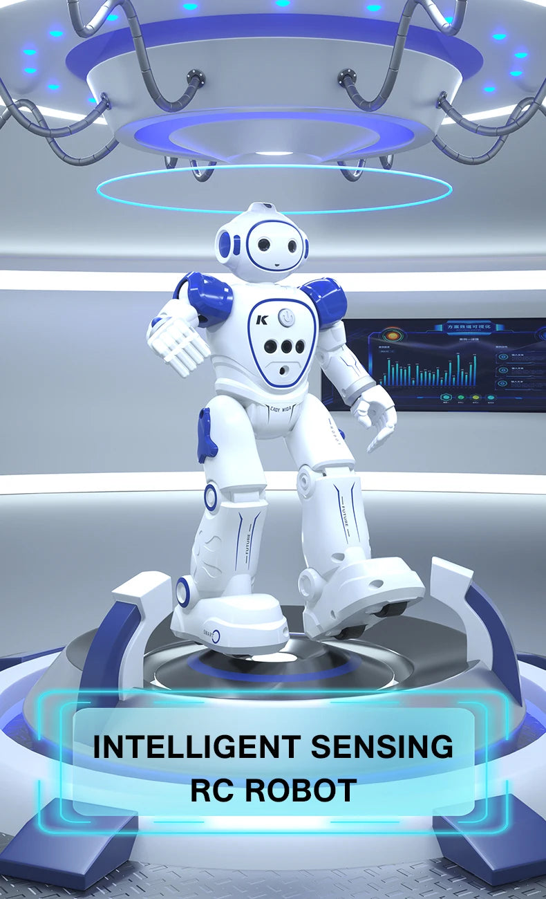 Interactive Dancing Robot with Remote Control and Gesture Sensing