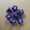 Colorful Pearl Polyhedral Dice Set for Tabletop RPGs
