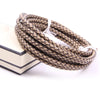 Genuine Braided Leather Cord for Jewelry Making