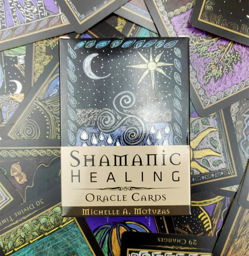 Shamanic Healing Oracle Cards | 44-Card English Divination Deck for Guidance & Self-Reflection