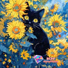 Starry Sky Cat 5D Diamond Painting Kit