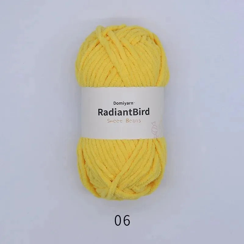 Soft Polyester Yarn for Knitting and Crochet