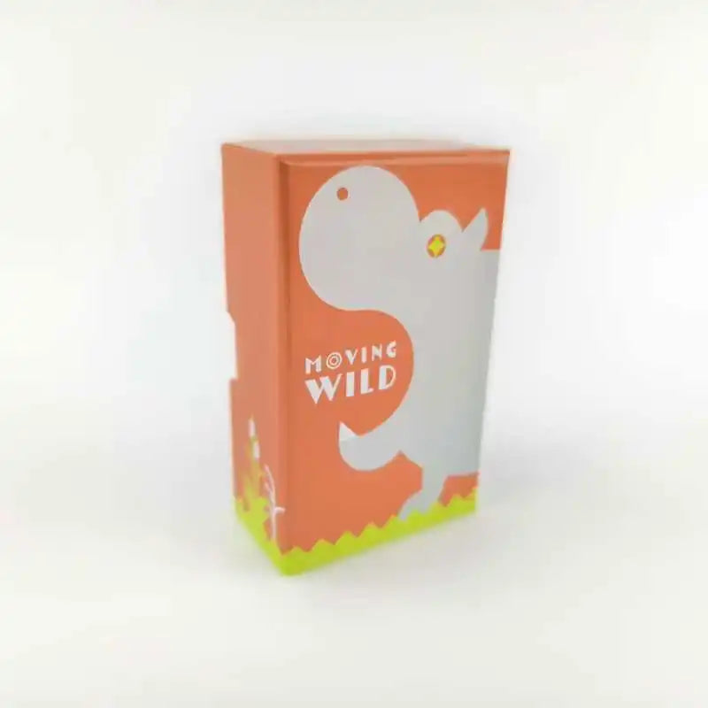 A rectangular orange box for a compact strategy board game collection.