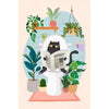 Black Cat & Plant Paint by Numbers Kit
