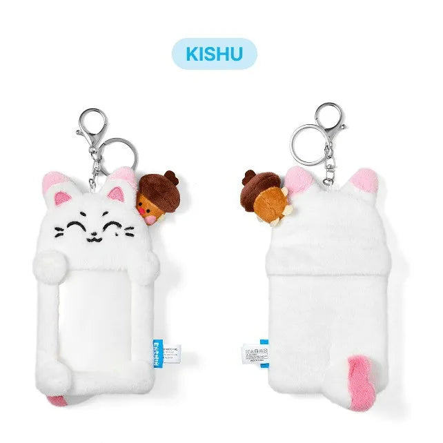 Kawaii Animal Plush Pendant Keychains (Set of 6)
