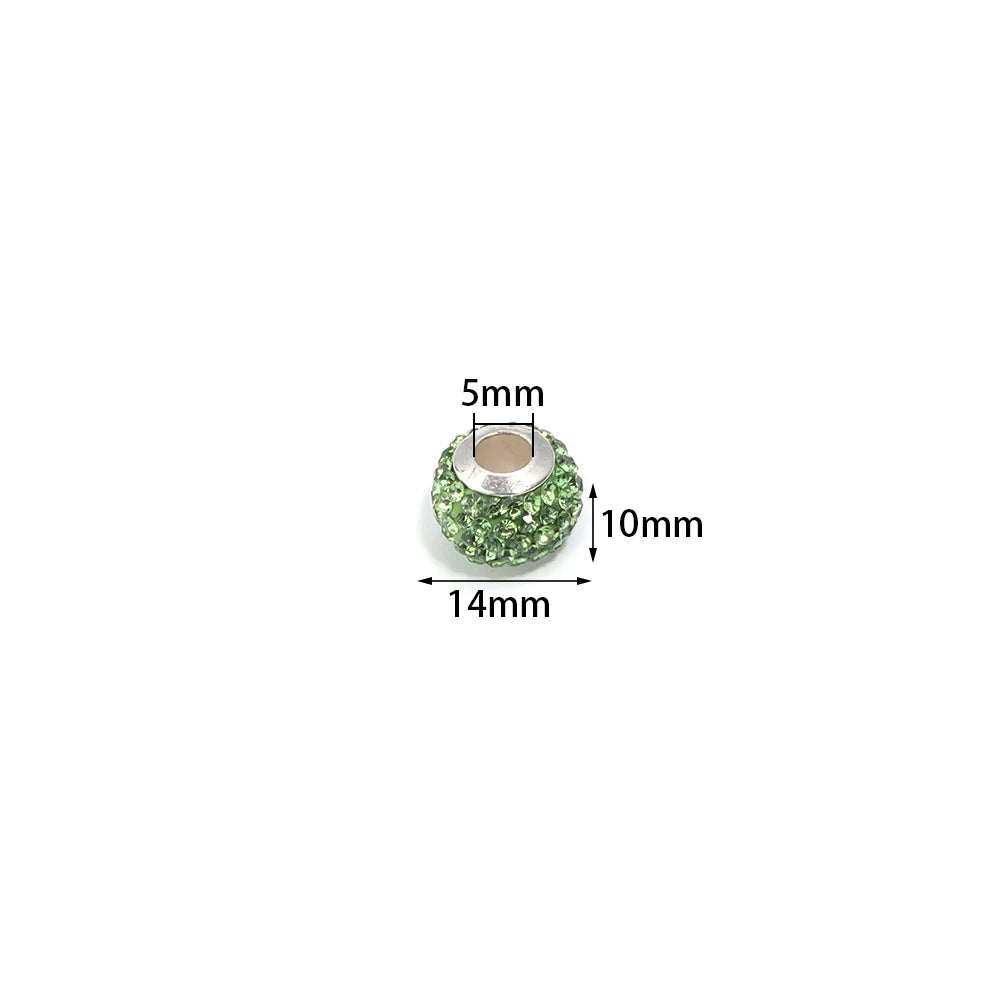 Luxury Rhinestone Spacer Beads for DIY Jewelry Making