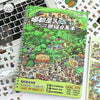 Miniature Scene Sticker Book – Cute 3D Stacked Houses DIY Craft Set