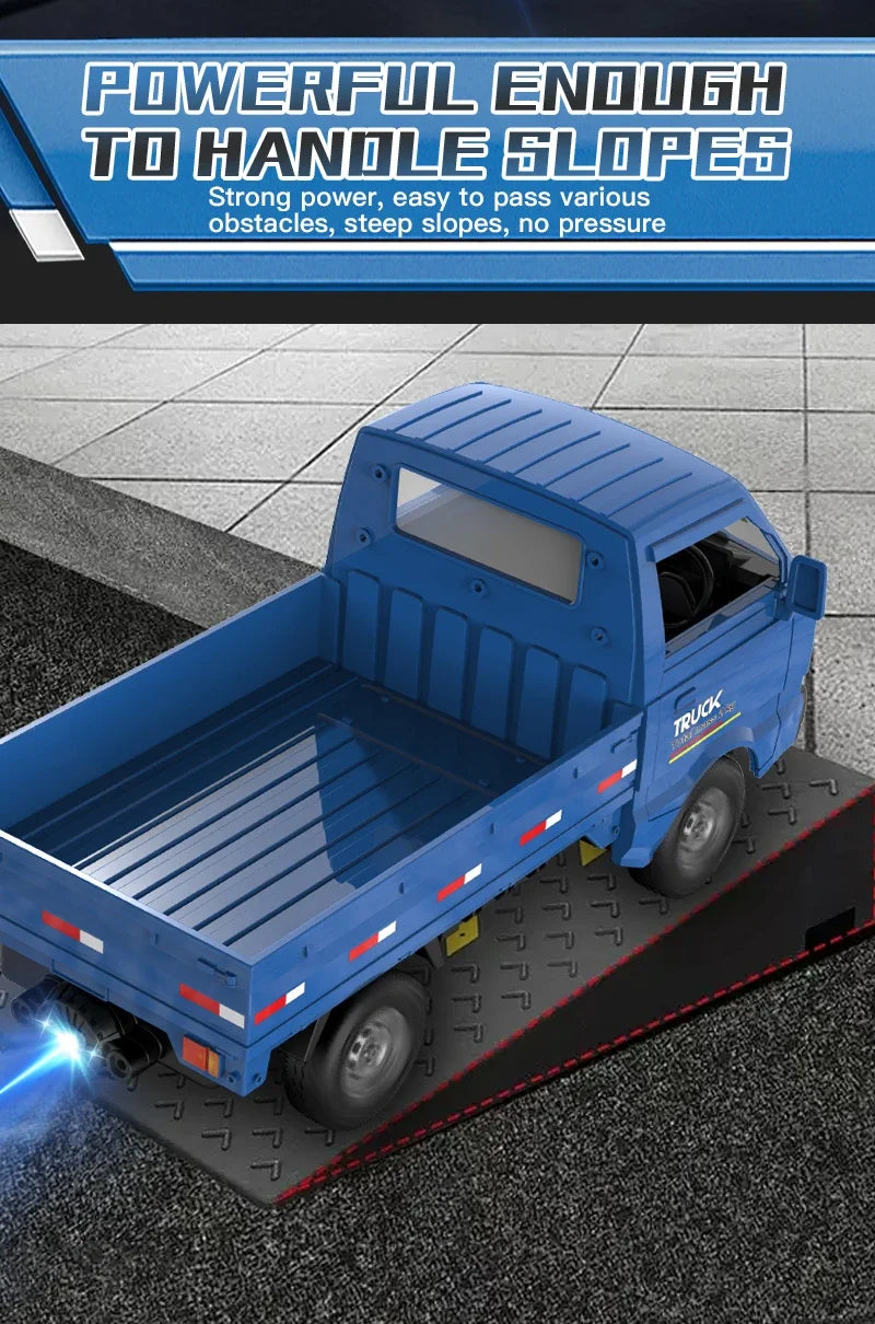Remote Control Stunt Truck with LED Lights and Spray Effect