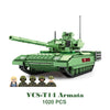 Military Hummer Tank Building Blocks Set