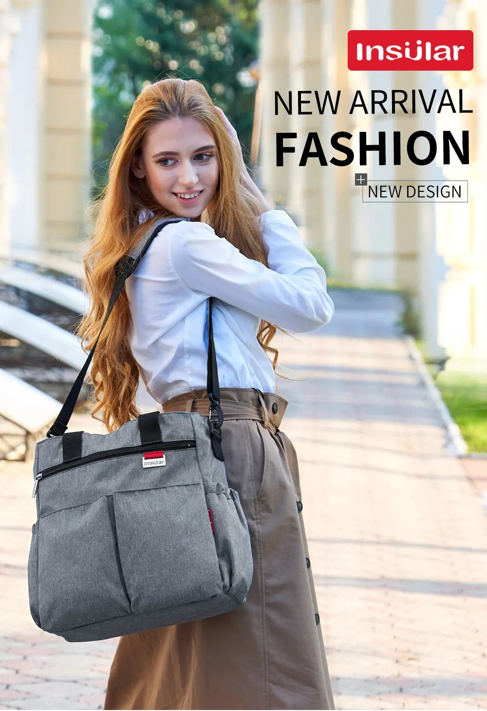 Multifunctional Waterproof Diaper Tote Bag for Parents