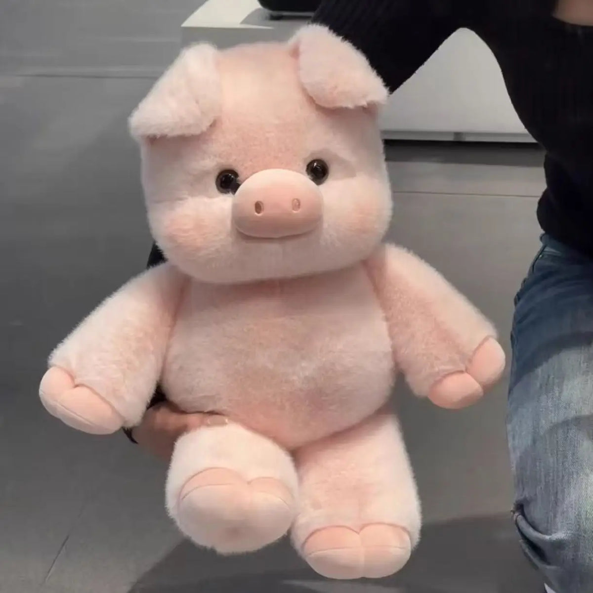 Extra Soft Cute Pig Plush Pillow - 17.7 Inch Comfort Stuffed Animal