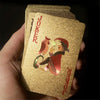 24K Gold Metallic Waterproof Playing Cards