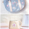 Cherry Blossom Embroidery Patches – Self-Adhesive DIY Decor for Clothes & Accessories