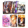 A collection of tarot cards featuring various imagery including The Wheel of Fortune, The Tower, and Three of Pentacles.