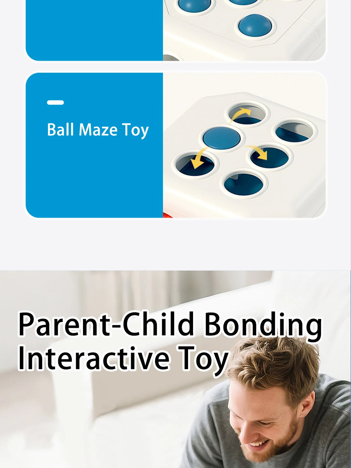 Sensory Busy Ball & Activity Cube for Baby Early Learning