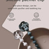Silicone Baby Pacifier Clip with Teether
