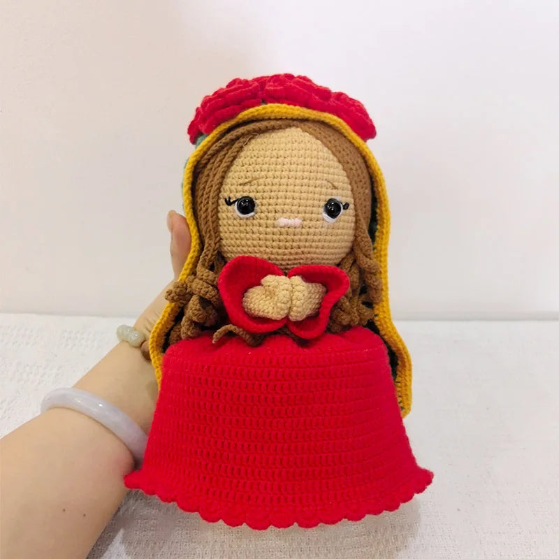 Handcrafted Crochet Doll Figurine