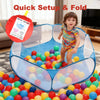 Foldable Hexagon Kids Playpen with Mesh Windows