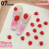 Fruit & Floral Resin Nail Art Decorations
