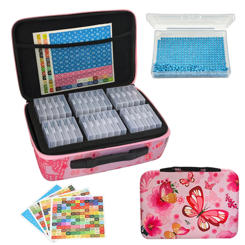 Diamond Painting Storage Trays with Lids (32 or 64 Grids)