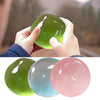 Transparent Blue Squishy Stress Ball – Soft Rebounding Sensory Toy