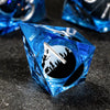 Liquid Core Polyhedral Dice Set for RPG Games