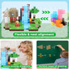 Magnetic Forest House Building Blocks Set