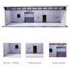 1:64 Scale Car Garage Diorama with USB LED Lighting