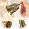 Classic Brass Hand Bell for Service, Weddings & Home Decor