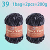 Chenille Velvet Yarn 2-Pack – Soft & Warm for Knitting and Crochet