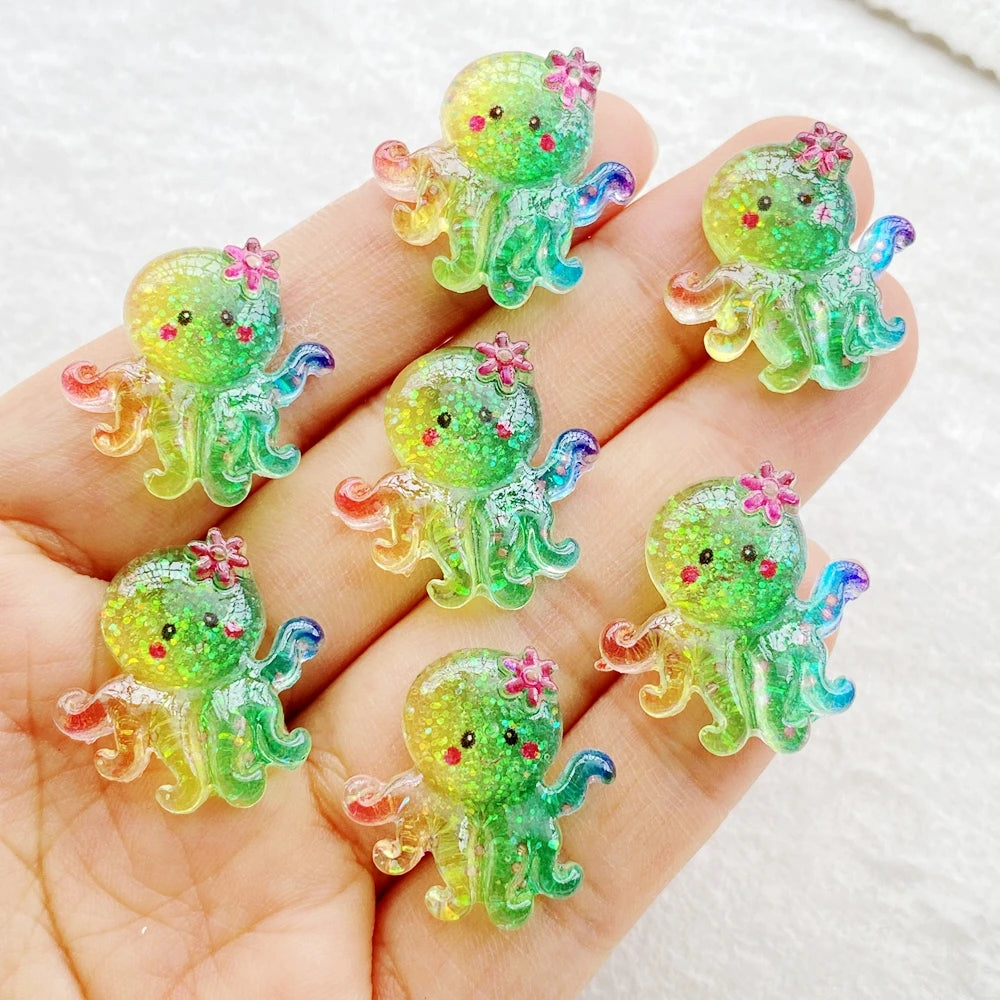 Ocean-Themed Resin Charms for Crafts & DIY Jewelry