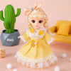 Posable Princess Doll with Outfit and Shoes