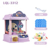 Mini Claw Machine Toy with Lights and Music for Kids
